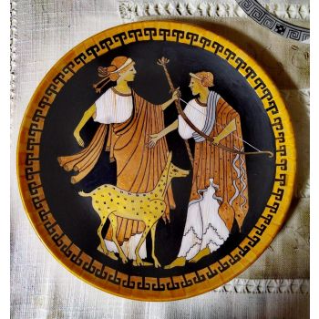 Реплика на древногръцка чиния "Богове"