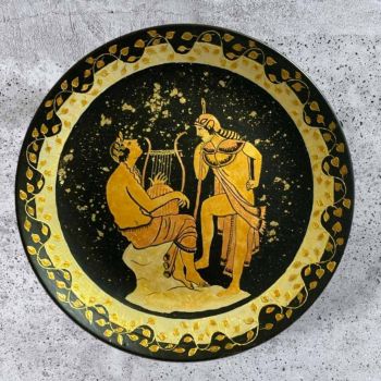 Златна керамична чиния, Музиката на Орфей
