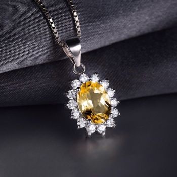 Луксозно колие с цитрин